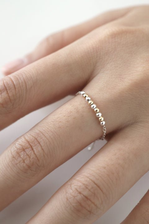 Double Tone Adjustable Chain Ring