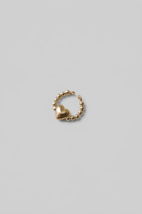 Golden Heart Ear Cuff