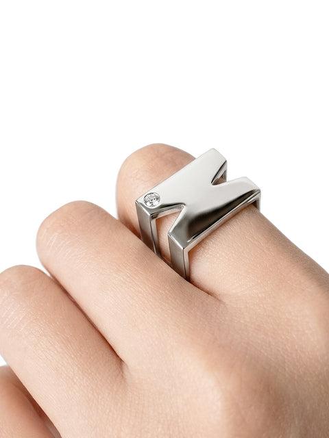 DOUBLE BAND CUBIC RING